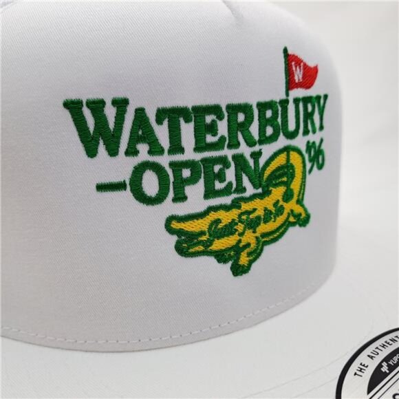 Retro Vintage Style Waterbury Open \'96 Gilmore Movie Embroidered Flat Bill Hat main image 4